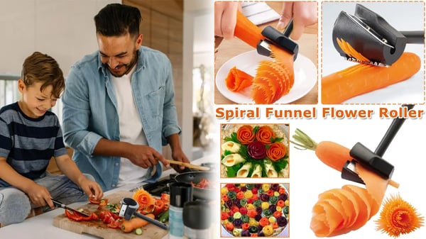 💞Pirkite daugiau, gaukite daugiau nemokamai.🍒Vaisių ir daržovių skustukas - kūrybinga virtuvės priemonė-LT