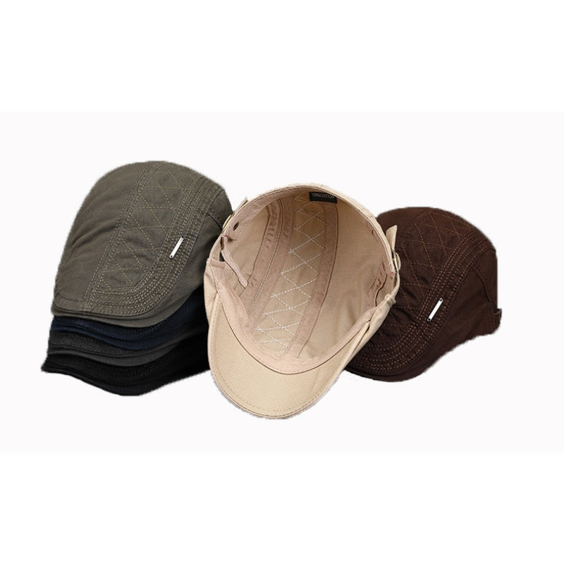 Gorra plana ajustable y transpirable para hombre.-ES