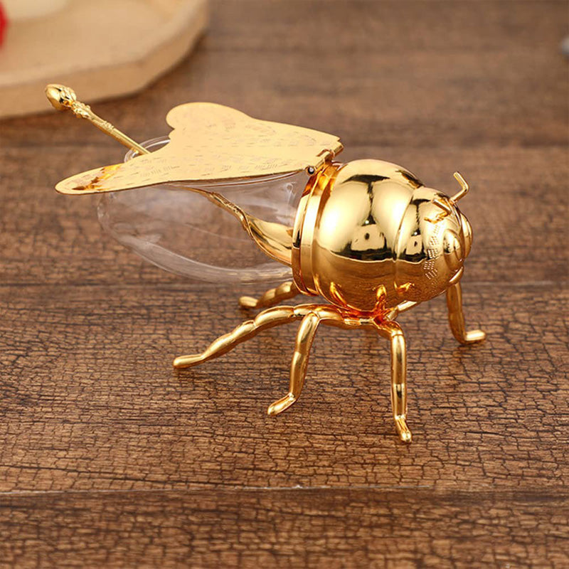 🍯Kreatívna retro nádoba na med v tvare včely-SK