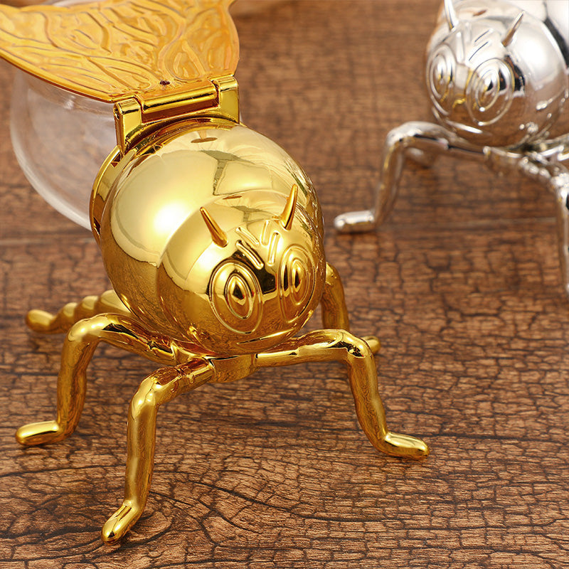 🍯Δημιουργικό ρετρό βάζο μελιού σε σχήμα μέλισσας-GR