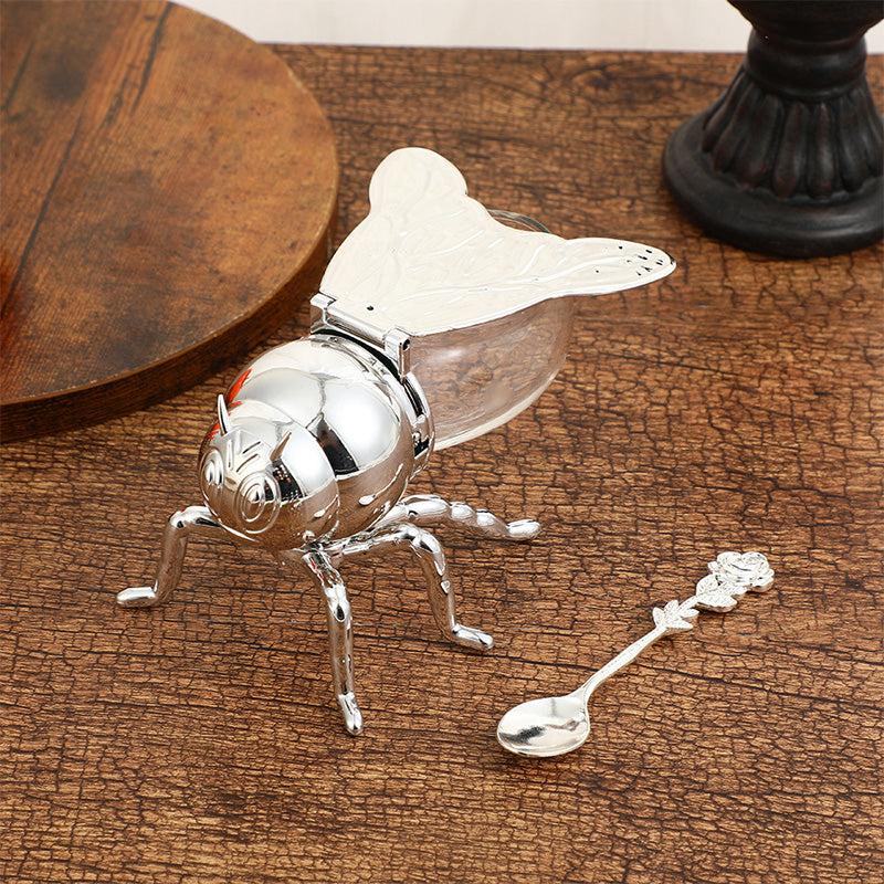 🍯Δημιουργικό ρετρό βάζο μελιού σε σχήμα μέλισσας-GR