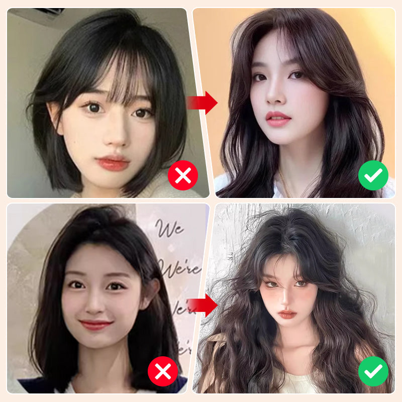 💖 DABAR 50% NUOLAIDA! 💁 Moteriškas ilgas banguotas perukas su gradientu – natūralios išvaizdos, reguliuojamas kepuraitės viršus, karščiui atsparūs pluoštai kasdieniam stiliui 🌟📦-LT