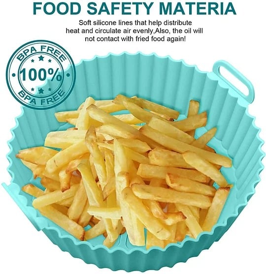 🔥Kup 1, drugi gratis!🔥 Silikonowa blacha do pieczenia do frytownicy powietrznej 🥘