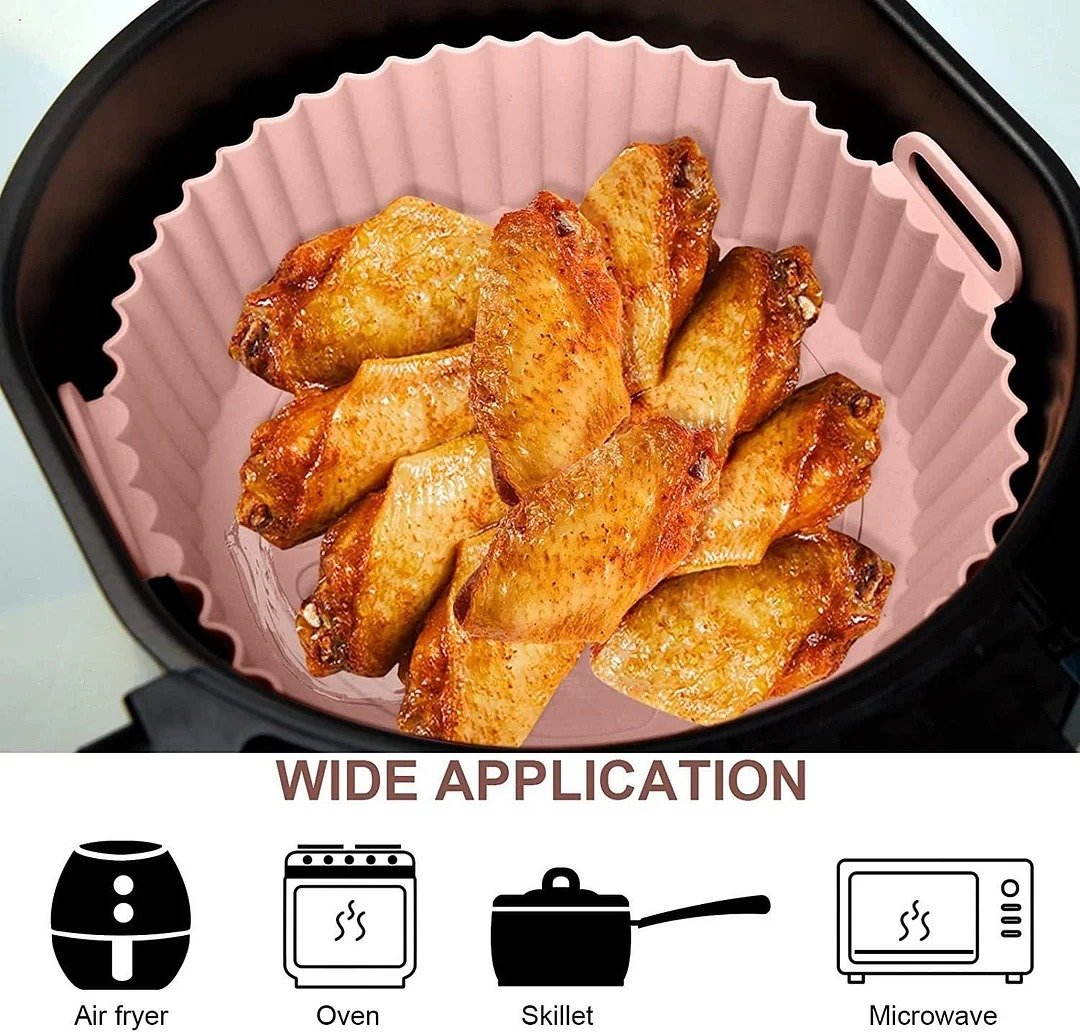 🔥 Pirkite 3 ir gaukite 2 nemokamai 🔥Air Fryer silikoninė kepimo skarda🥘-LT