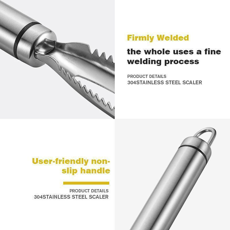 Rankiniai žuvies grandymo virtuvės įrankiai-LT