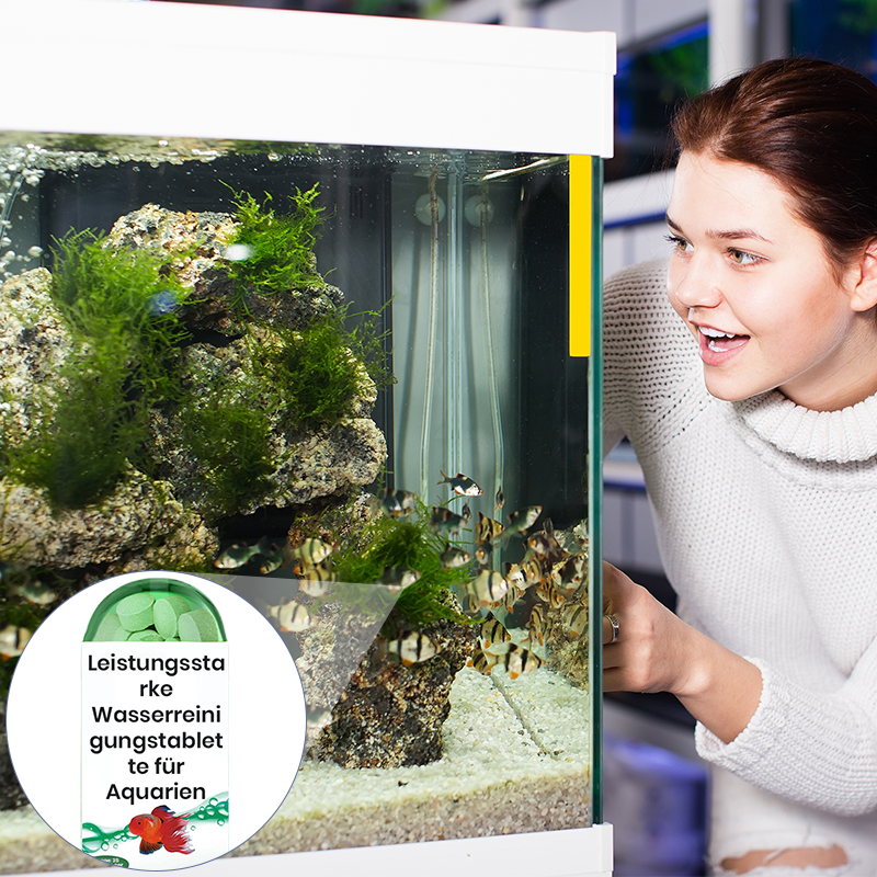 🐠Veiksminga tabletė akvariumo vandeniui valyti-LT