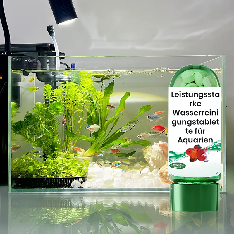 🐠Veiksminga tabletė akvariumo vandeniui valyti-LT