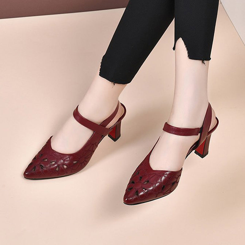 Moteriškos gilios basutės smailia nosimi-LT