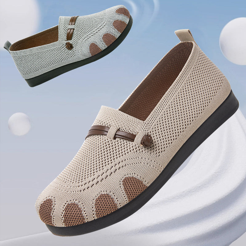 🔥Moteriški plokščiapadžiai, minkštu padu, negilūs, užsegami laisvalaikio batai-LT