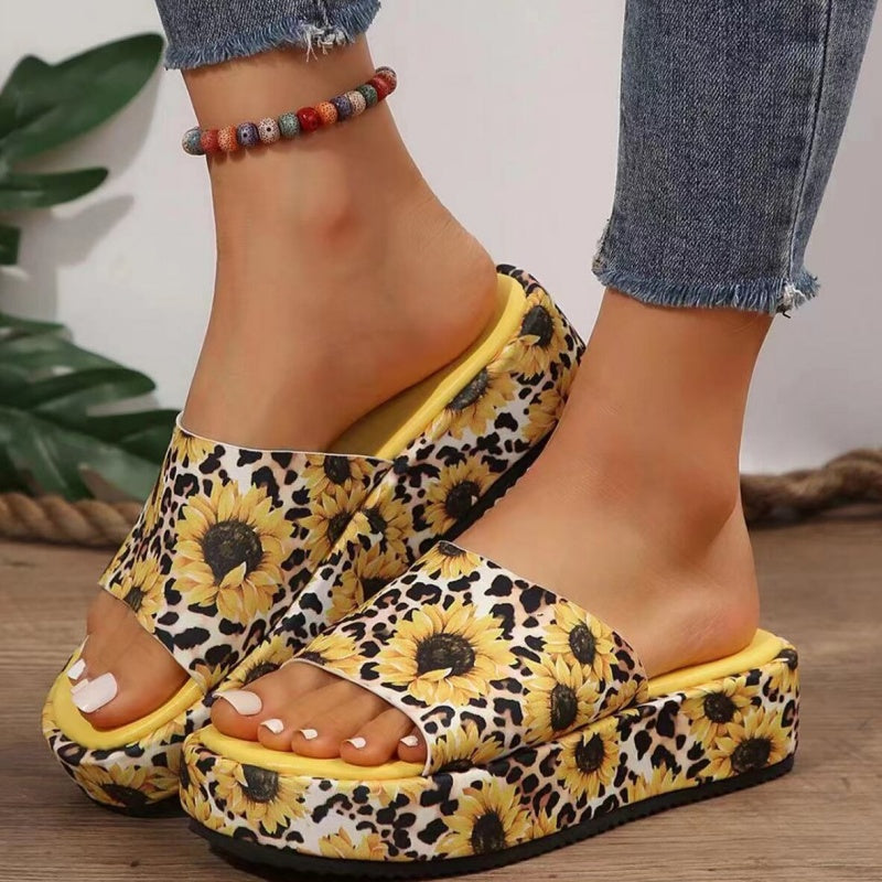 Protišmykové papuče na platforme absorbujúce pot-SK