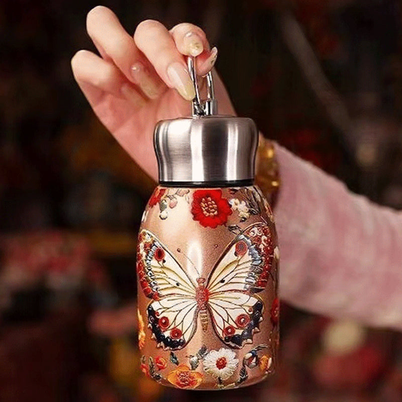 Κομψό και φορητό μονωμένο μπουκάλι νερού-GR