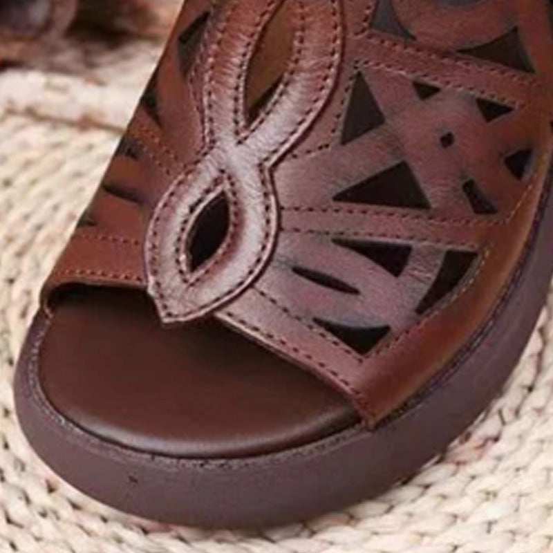 Γυναικεία ελαφριά casual ρετρό σανδάλια-GR