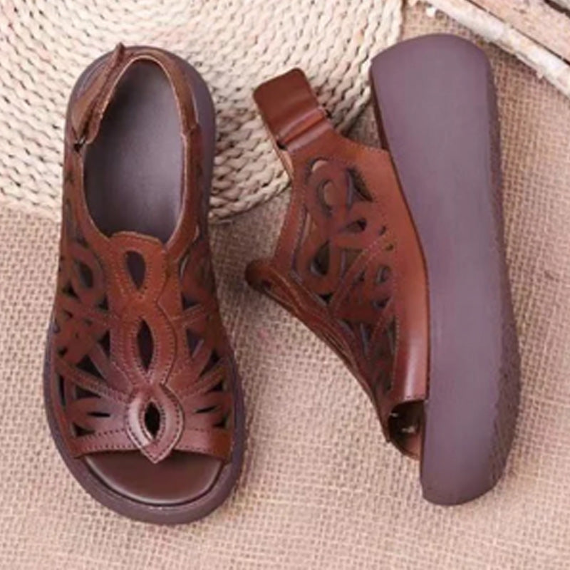 Γυναικεία ελαφριά casual ρετρό σανδάλια-GR