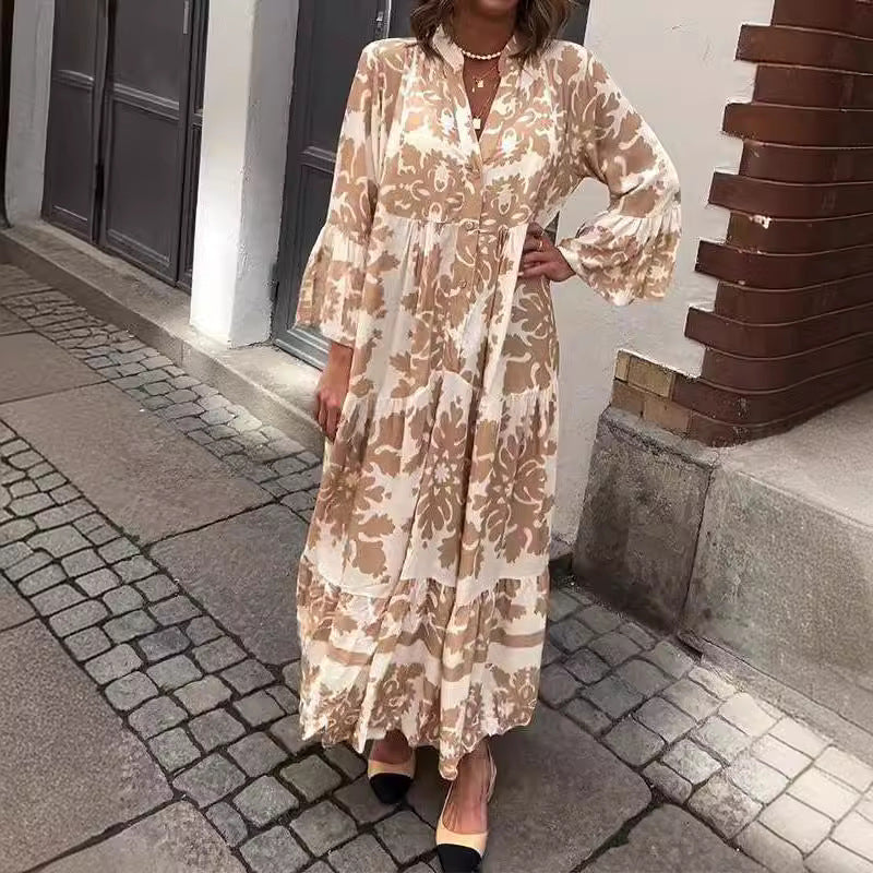 【🌷S-4XL】🌸Damska sukienka z długim rękawem