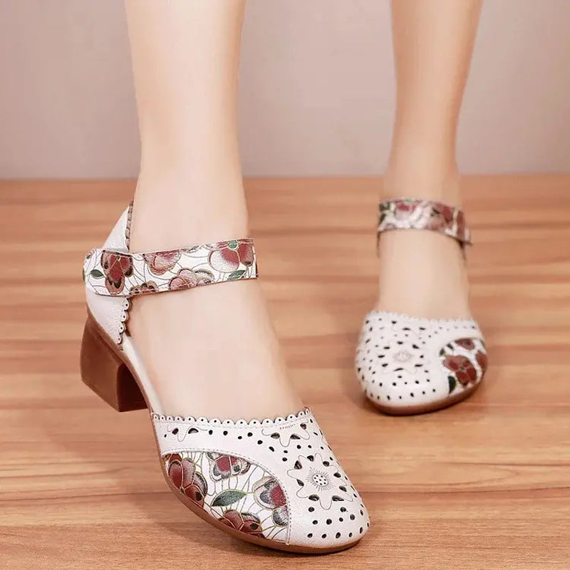 Wygodne damskie sandały w stylu vintage