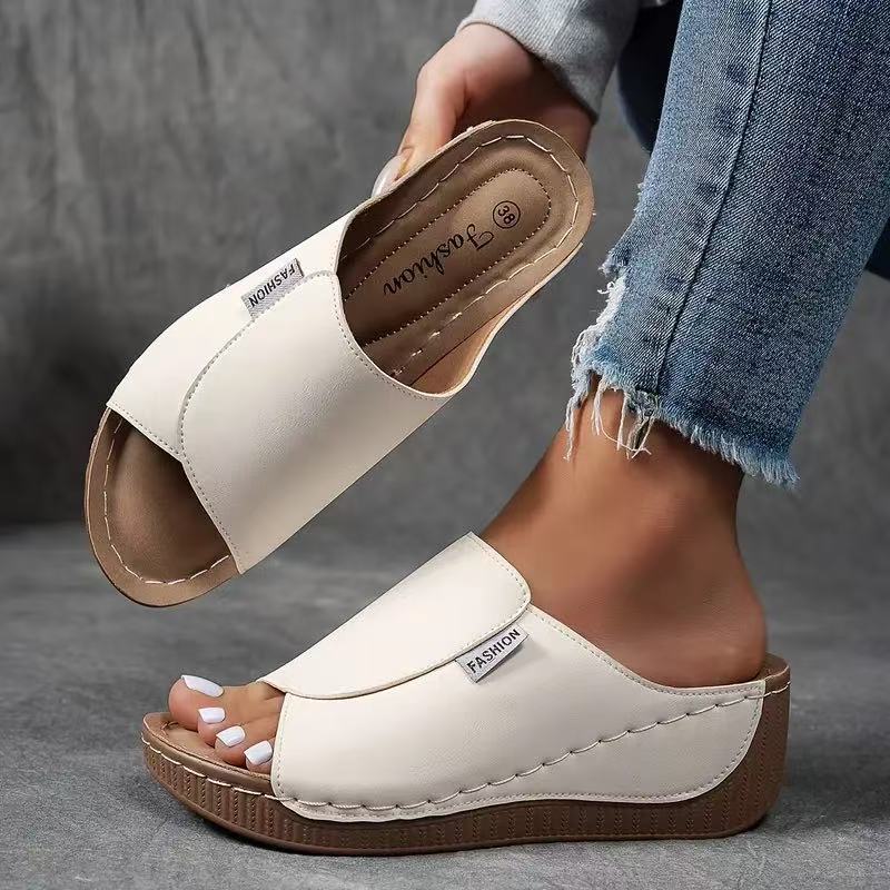 💥Hot Sale🔥 Γυναικεία πέδιλα Casual Wedge Slide -GR