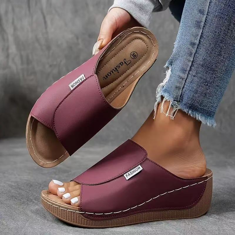 💥Hot Sale🔥 Γυναικεία πέδιλα Casual Wedge Slide -GR