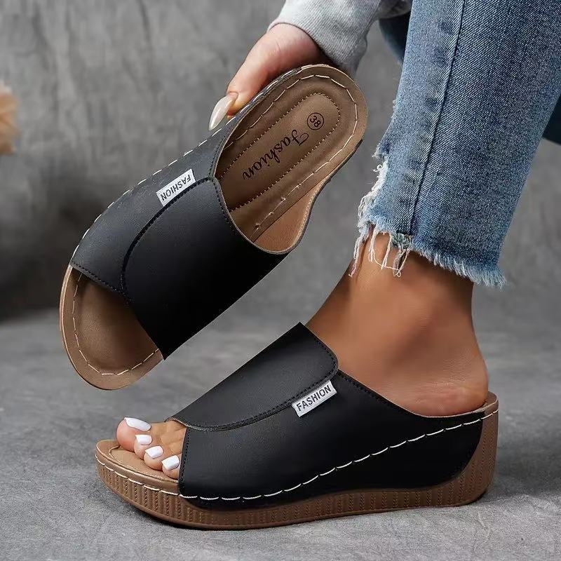 💥Hot Sale🔥 Γυναικεία πέδιλα Casual Wedge Slide -GR