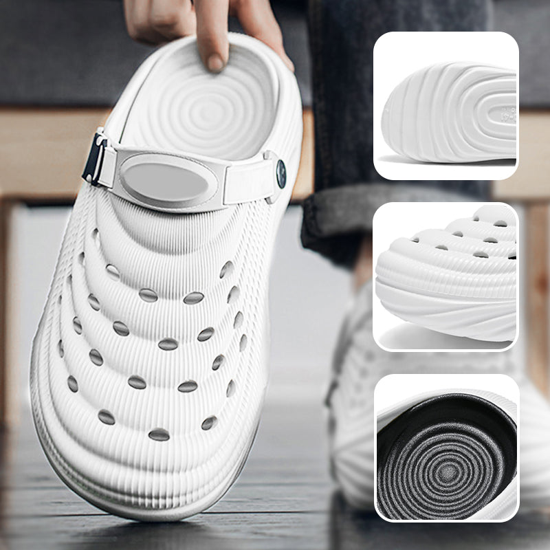 ☁️Kvėpuojančios vyriškos užsegamos basutės 🌬️-LT