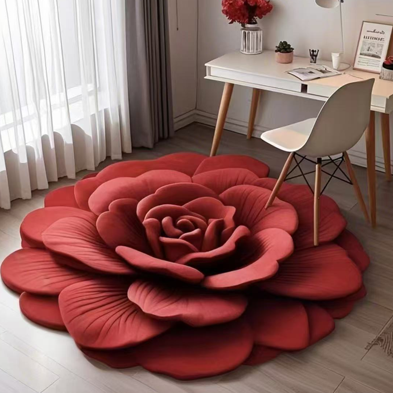 🔥 Oferta especial 🌺 Alfombra de suelo de tierra de diatomeas con diseño floral-ES