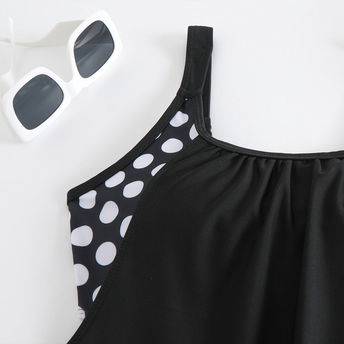 👙Dwuczęściowy damski kostium kąpielowy w groszki✨