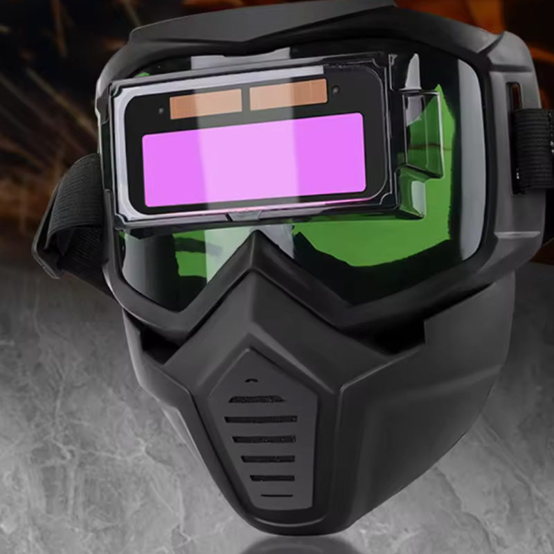 ⚡Automatiškai tamsėjanti viso veido suvirinimo apsauginė kaukė✨-LT