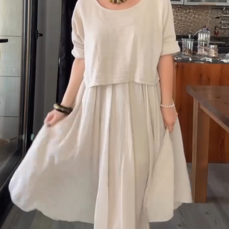 【S-5XL】👗Komplet spódnicy w jednolitym kolorze