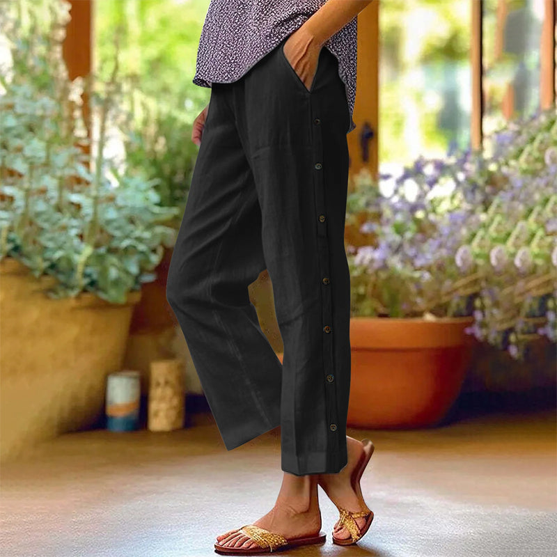 👖Jednokolorowe spodnie casualowe