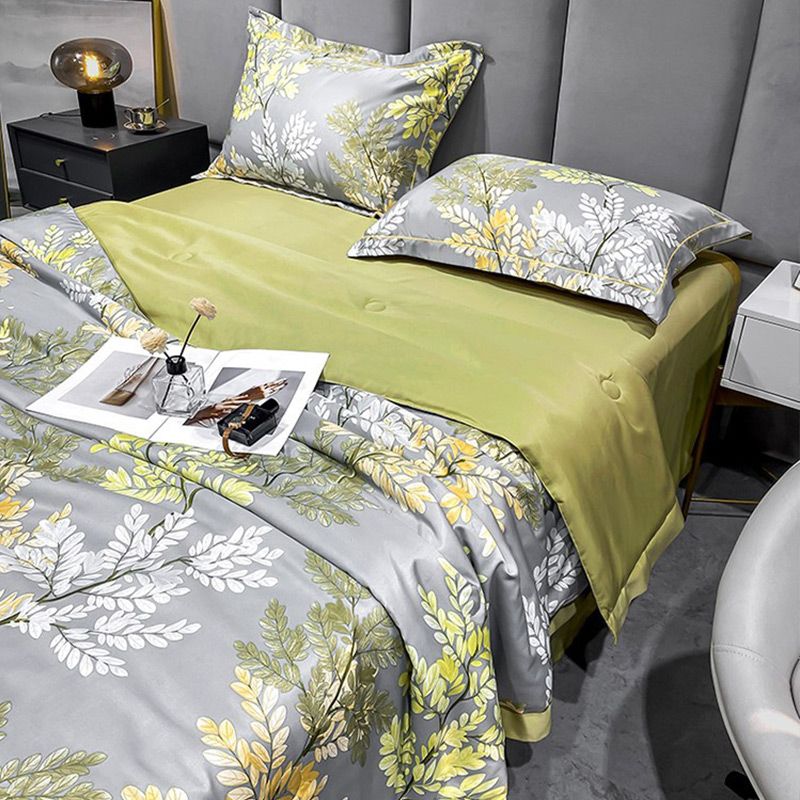 🎈✨Πλένεται, παγώνει, αναπνέει το καλοκαιρινό πάπλωμα σε σετ 4 τεμαχίων-GR