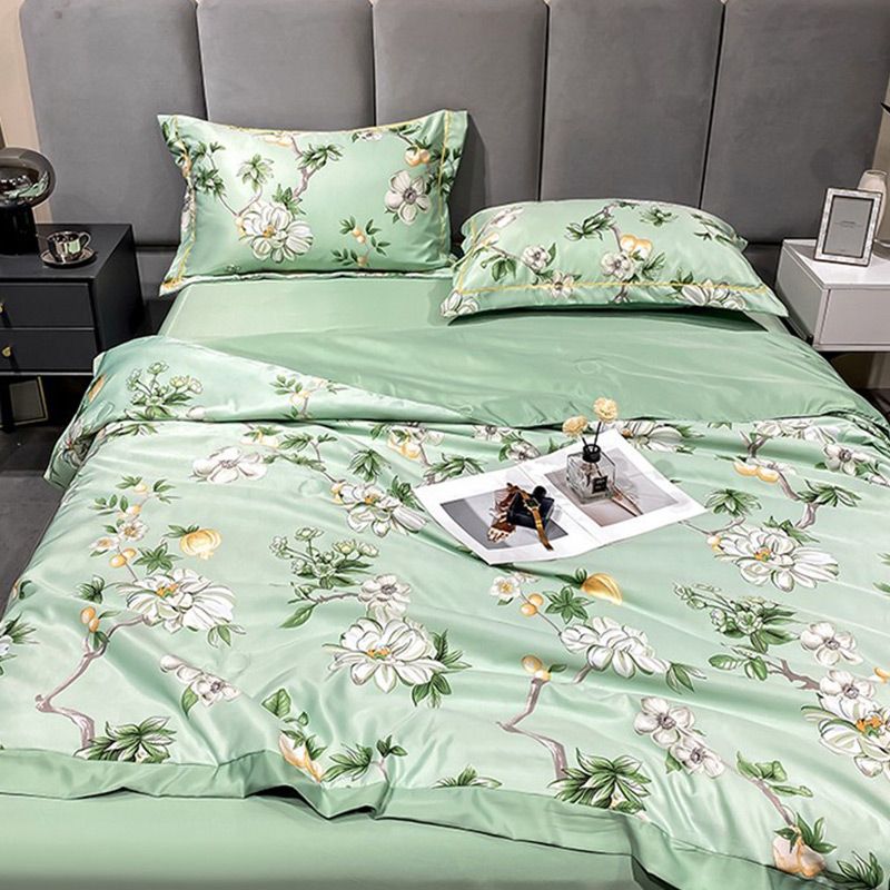 🎈✨Skalbiama, ledinė, kvėpuojanti vasarinė antklodė 4 dalių komplekte-LT