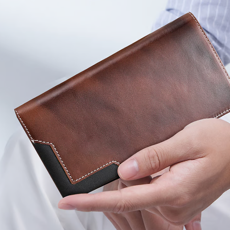 Μακρύ ανδρικό vintage πορτοφόλι-GR