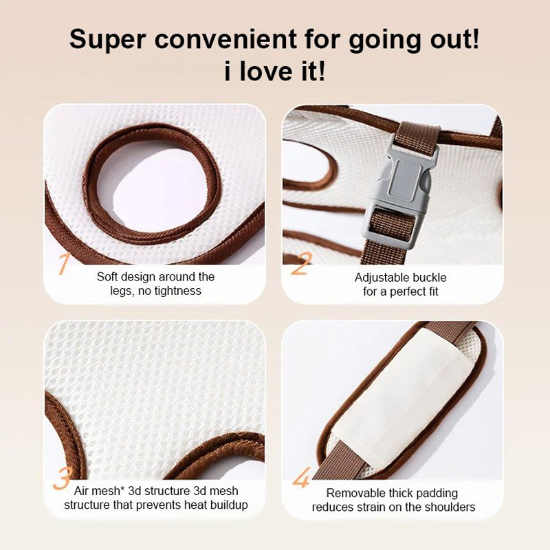 Nešiojama, kvėpuojanti augintinių kuprinė-LT