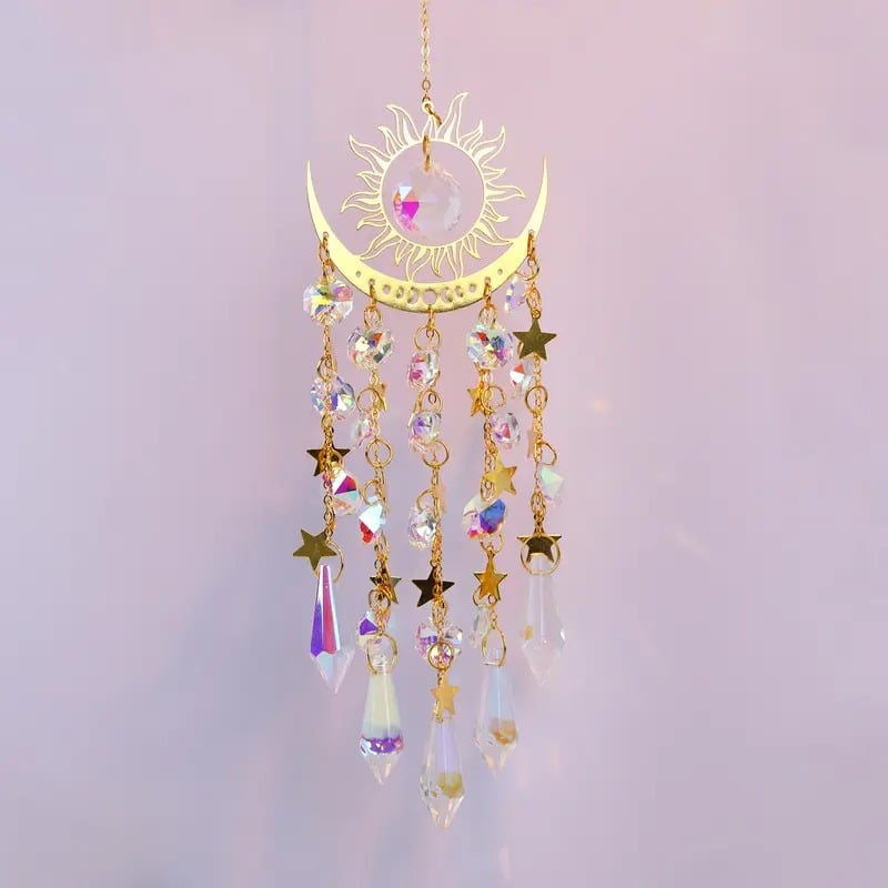 🌙Księżycowy kryształowy urok na zewnątrz