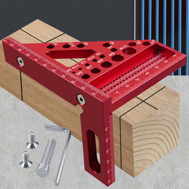 🔥Aluminiowy trójkąt i kwadrat do obróbki drewna🛠️📐