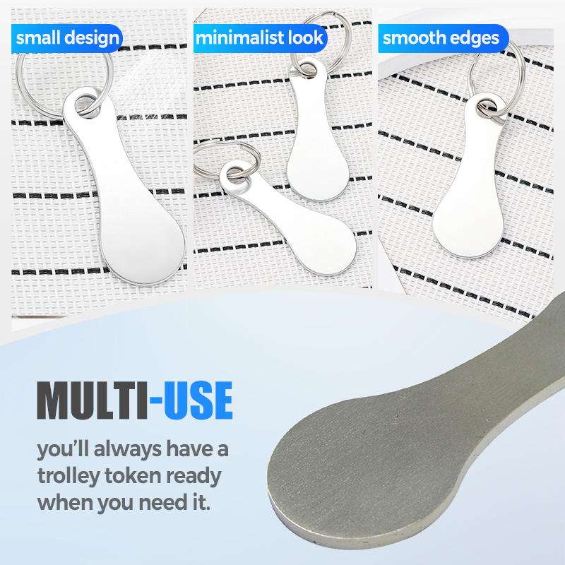 🔥Pirk 1, gauk 1 nemokamai🔥 Nerūdijančio plieno pirkinių krepšelio raktas-LT