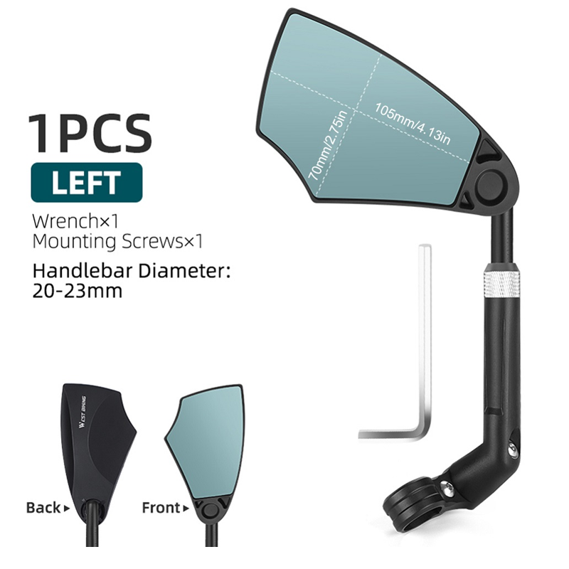🔥Καθρέφτης τιμονιού ποδηλάτου με ρύθμιση 360°💯-GR