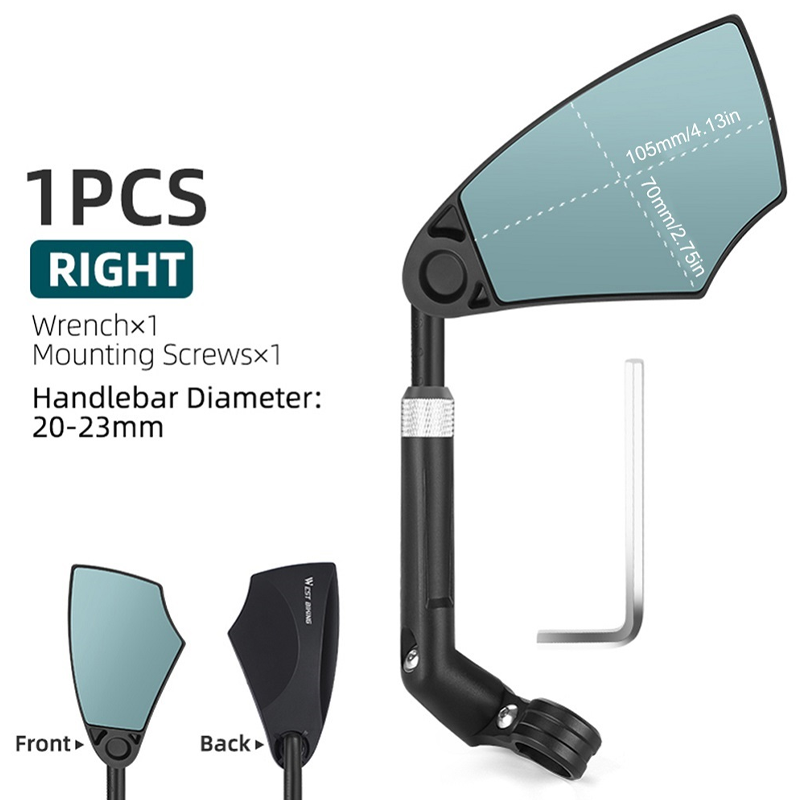 🔥Dviračio vairo veidrodėlis su 360° reguliavimu💯-LT