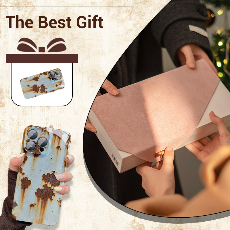 Twarde etui Vintage Rust na iPhone'a