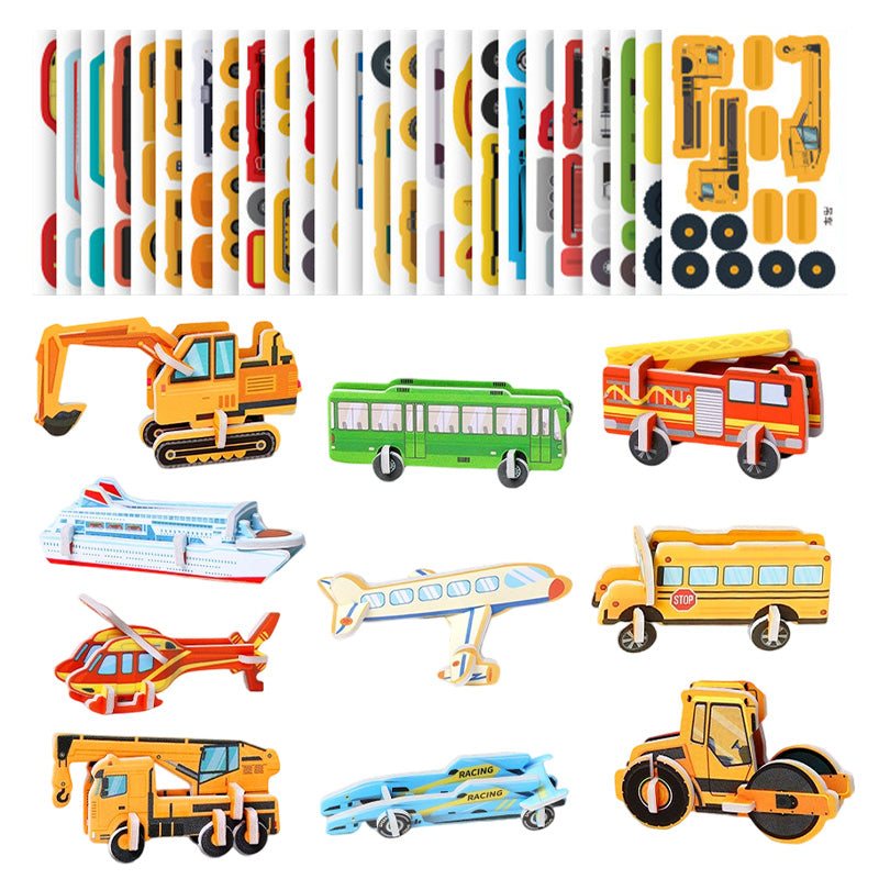 🎨Edukacyjne puzzle 3D dla dzieci