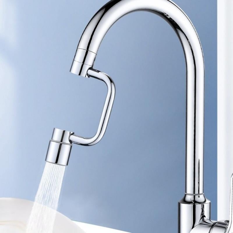 Obrotowa bateria łazienkowa z wysięgnikiem 360° i napowietrzaczem – przedłużany wylew, ochrona przed rozpryskami i wygodne mycie twarzy! 🚰💧
