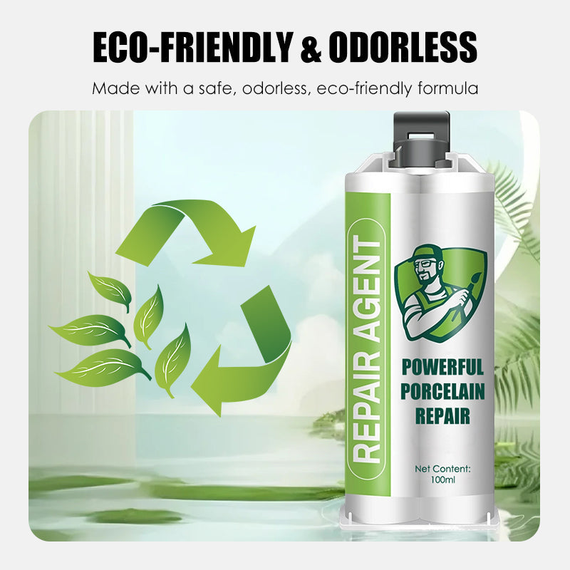 Galingas porceliano remonto rinkinys – dvigubas tūbelė-LT