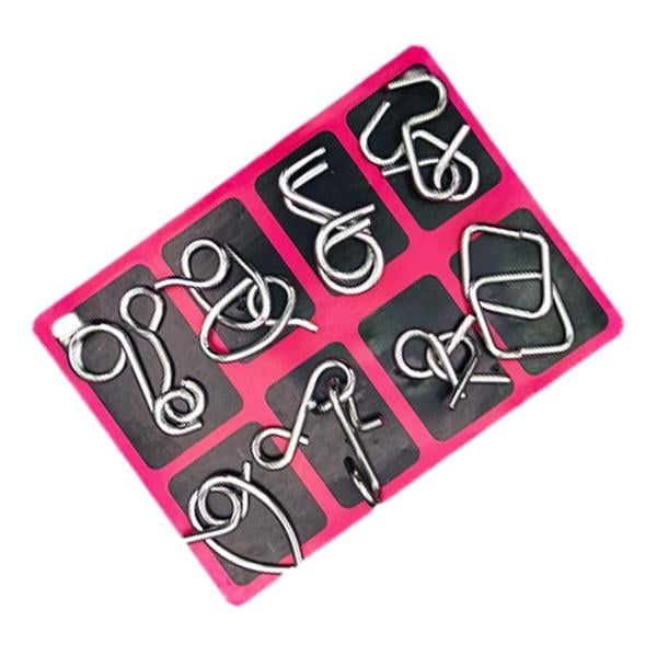 🔥Edukaciniai intelektualiniai žaislai Intelekto atpažinimo žaislai, metalinės dėlionės-LT