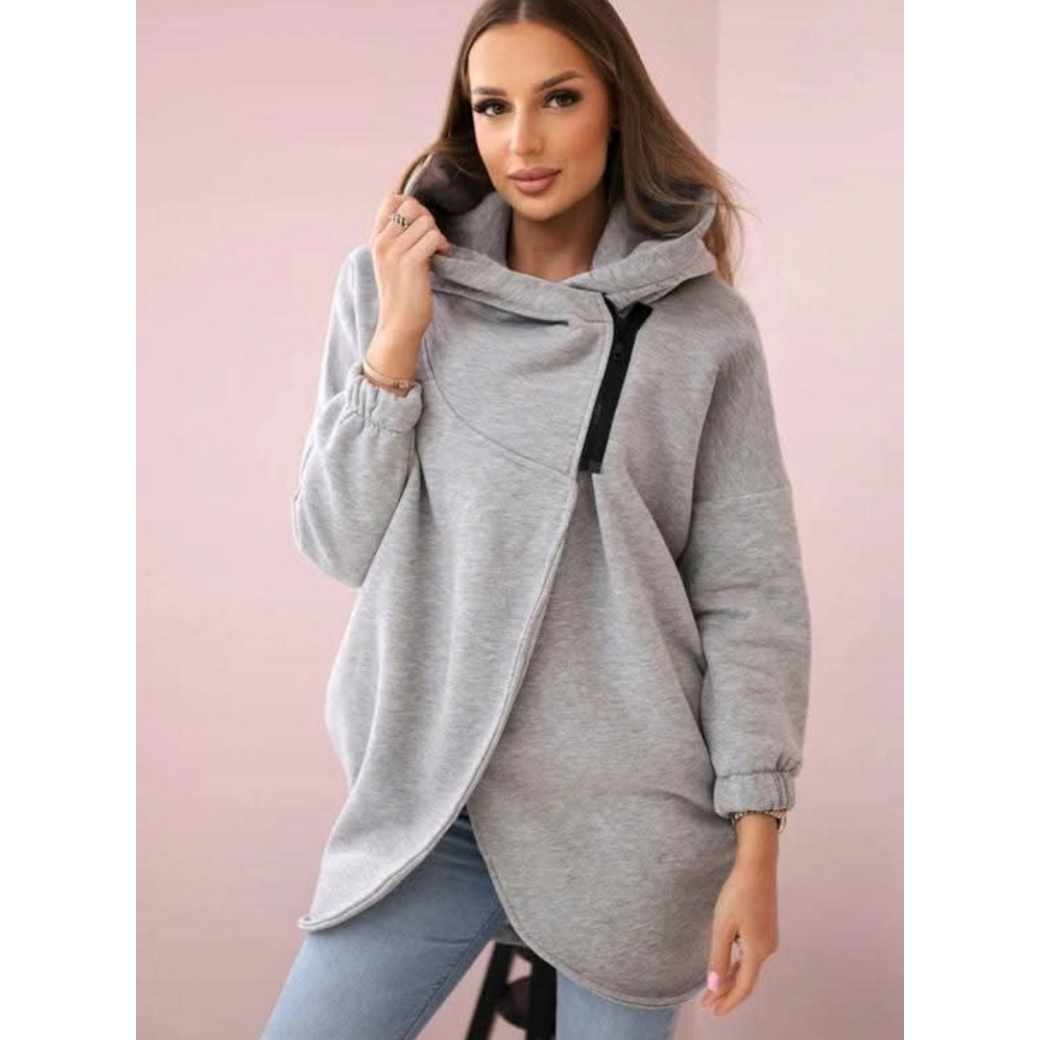 😍 (S-4XL) 🌼 Damska gruba bluza z kapturem typu oversize