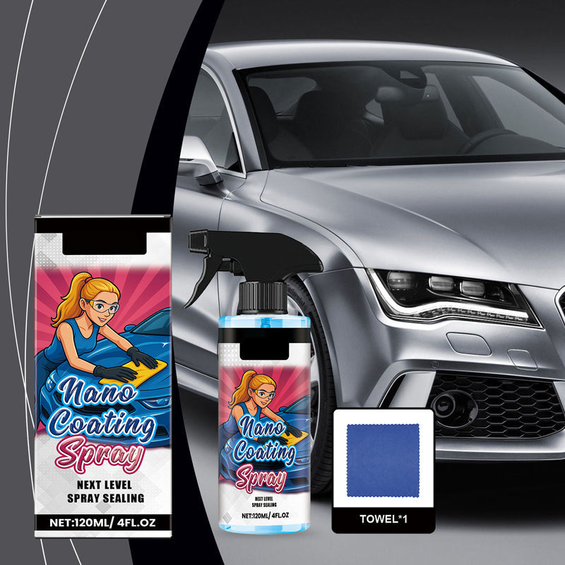 🚗 KUP 2, OTRZYMAJ 1 GRATIS! ✨Spray do polerowania samochodu + ściereczka z mikrofibry – przywraca połysk i chroni lakier w kilka minut, formuła odporna na zarysowania ☀️
