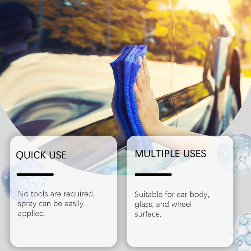 🚗 KUP 2, OTRZYMAJ 1 GRATIS! ✨Spray do polerowania samochodu + ściereczka z mikrofibry – przywraca połysk i chroni lakier w kilka minut, formuła odporna na zarysowania ☀️