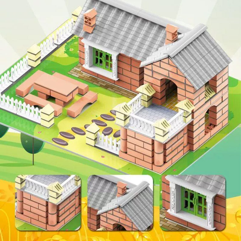 🏠Surenkamas mini konstrukcinis rinkinys-LT