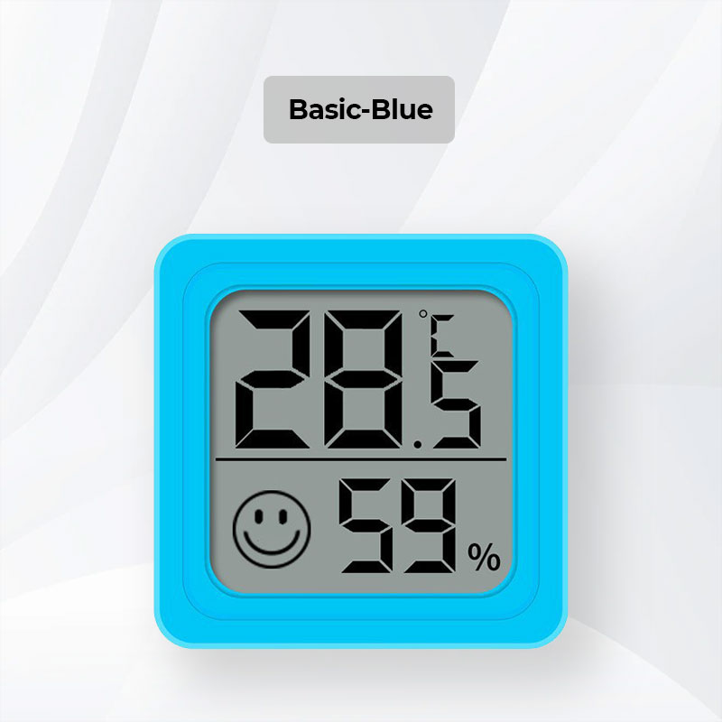 🌡️Precyzyjny miernik temperatury i wilgotności 2 w 1 z wyświetlaczem cyfrowym⏰
