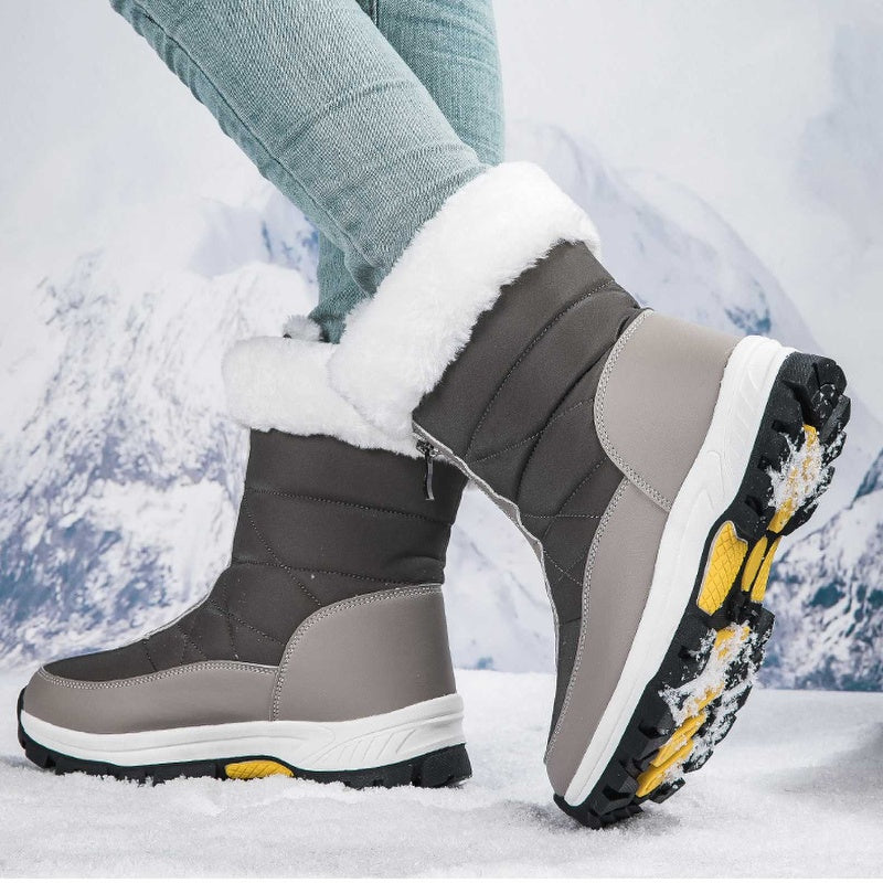 【EU36-42】❄️Zimowe damskie buty z PU z bawełnianą wyściółką i polarową podszewką
