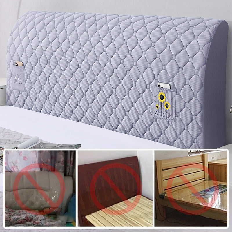 💥 Elastyczny tapicerowany pokrowiec na zagłówek🛏️