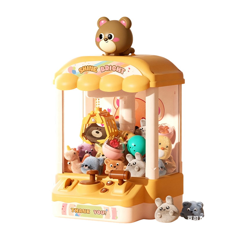 🎮 Urocza maszyna dla dzieci w kształcie zwierzątek z lalkami i kapsułkami | Zabawa dla całej rodziny! 🐻✨